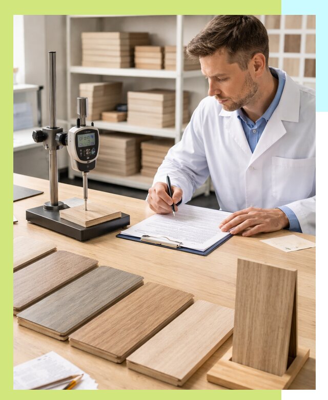 Сертификация ламината с испытаниями и оформлением документов в Владивостоке