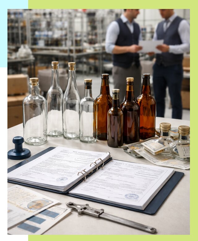Сертификация стеклянных бутылок в Владивостоке от 25415 р. | Алешин-Влд