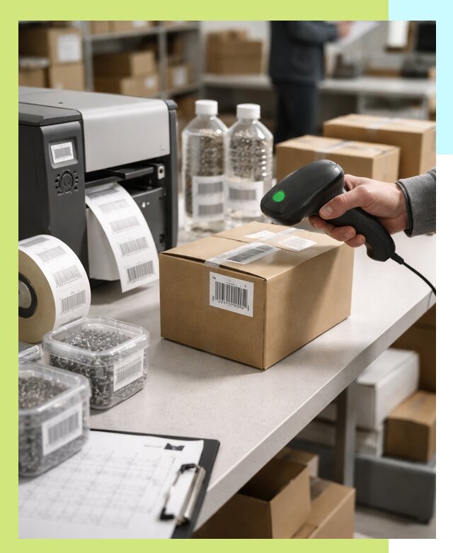 Штрихкодирование продукции и маркировка для продажи в Владивостоке