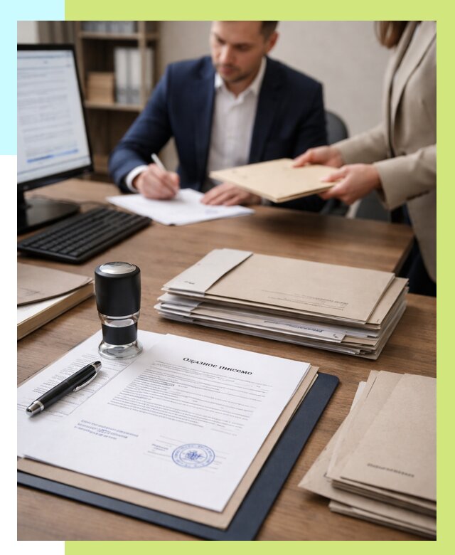 Отказное письмо для таможни в Владивостоке от 3050 р, Алешин-Влд